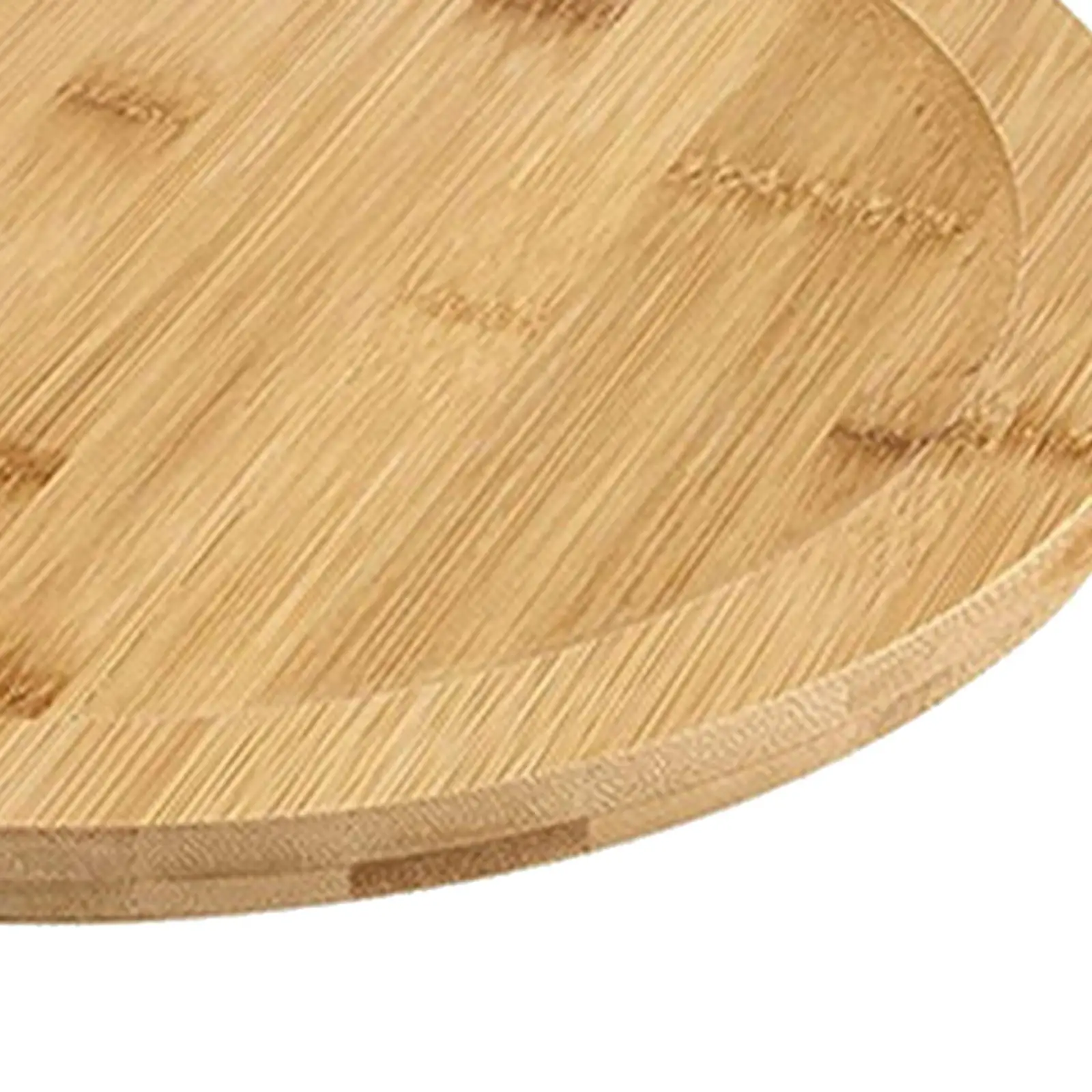 Round Rotating Wooden Platter Table Decoration Tray Organizer Decorative Tray for Dining Table Use Home Kitchen