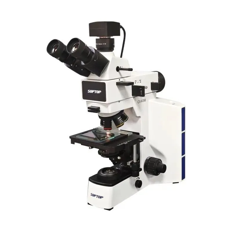Metallographic Microscope With Long Working Distance Objectives Industrial Material Analysis Lab Research and Testing