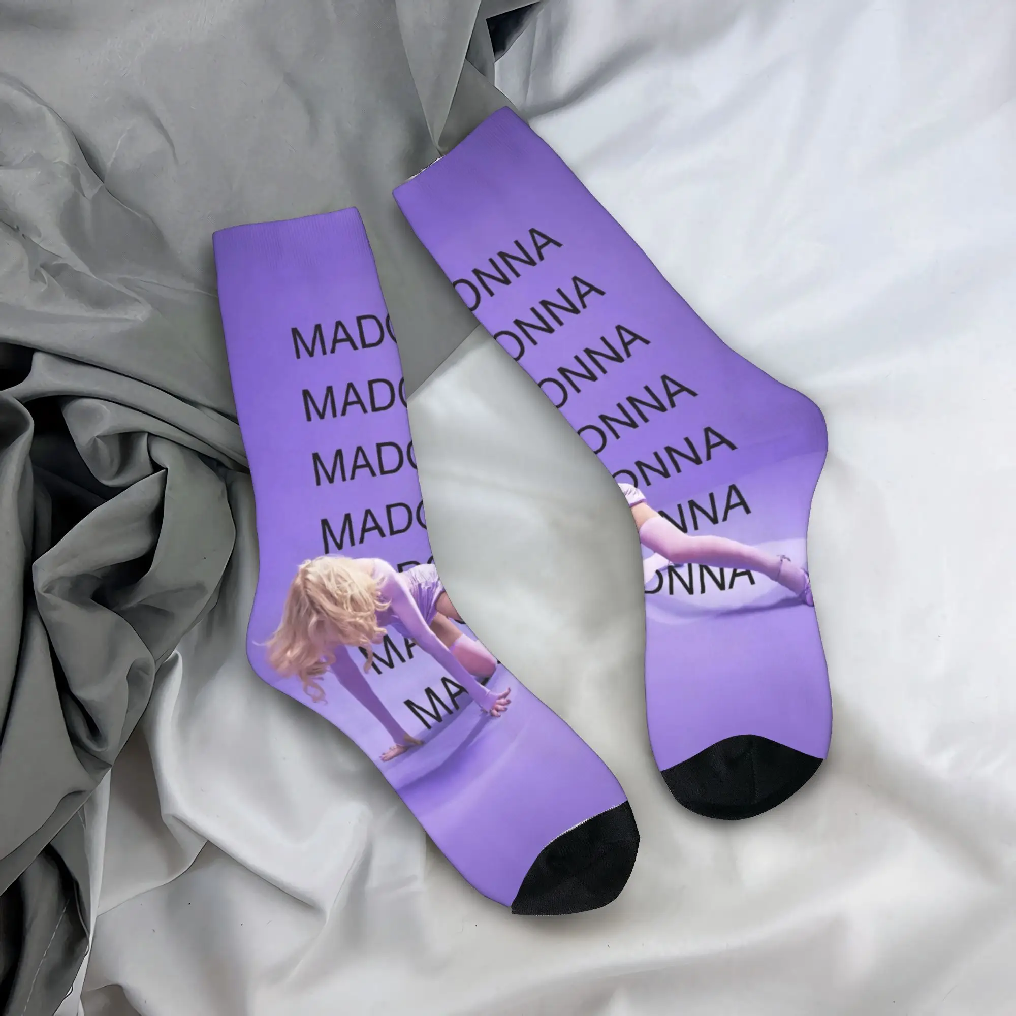 Madonnas CONFESSIONS II Tour 2026 Accessories Men Women Socks Compression  Skateboard Middle Length Stockings Warm