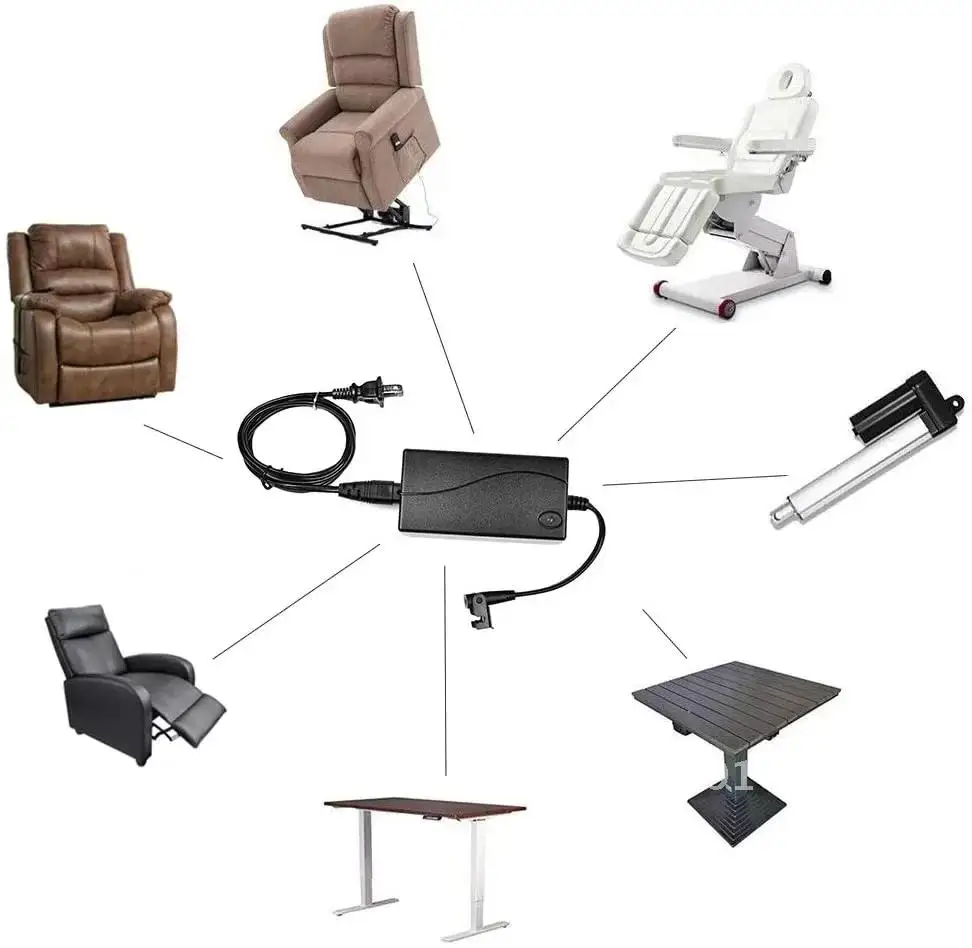 29 فولت 2a/2000mA محول الطاقة العالمي 29 فولت تحويل العرض محول الطاقة الكهربائية 29 فولت أريكة كرسي شاحن 58 واط