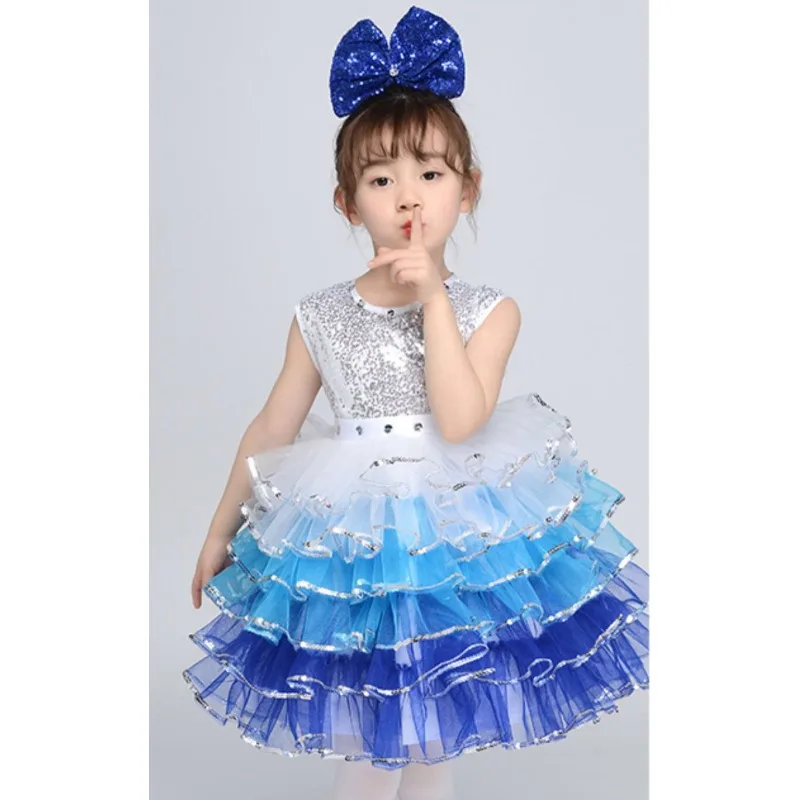 Kinder chor Kostüm Tanz Performance flauschigen Rock