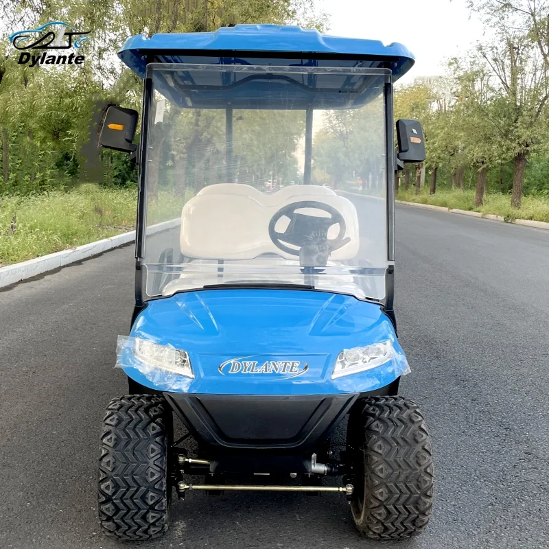 

Custom Street Legal Golf Pickup Truck 48V Lithium Battery 4 Seater Electric Golf Cart Farmer Tool Cart for Hunting Field