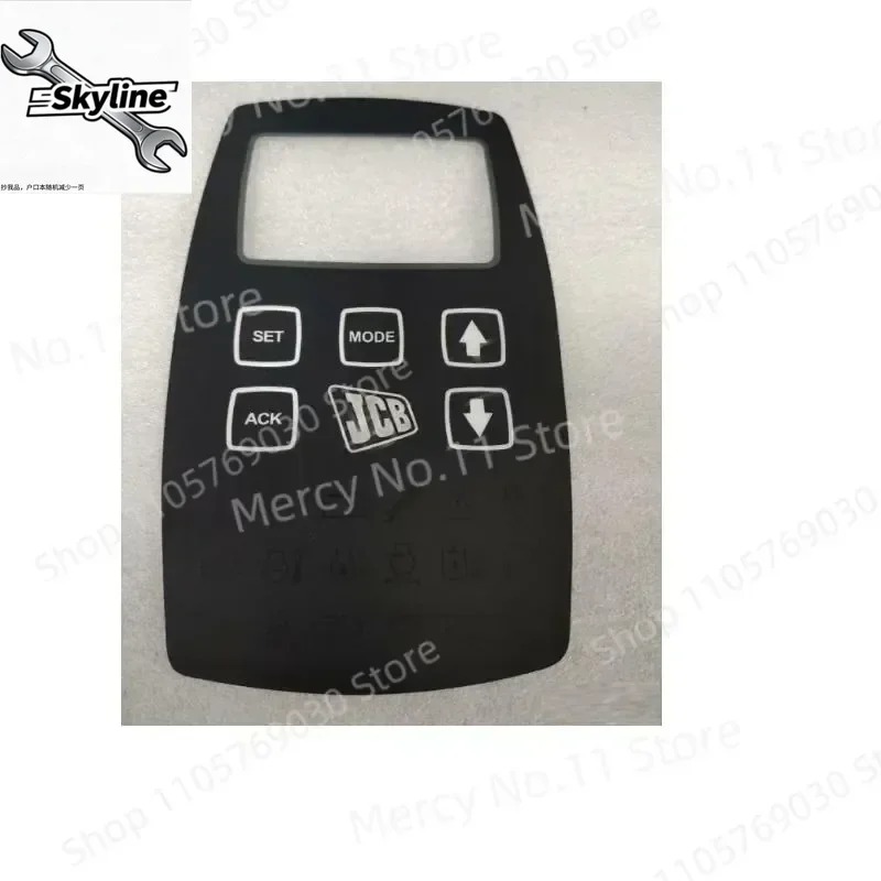 Monitor Key Sticker for JCB Excavator JS200 JS210 JS220 JS240 Replacement Control Panel Button Label Decal