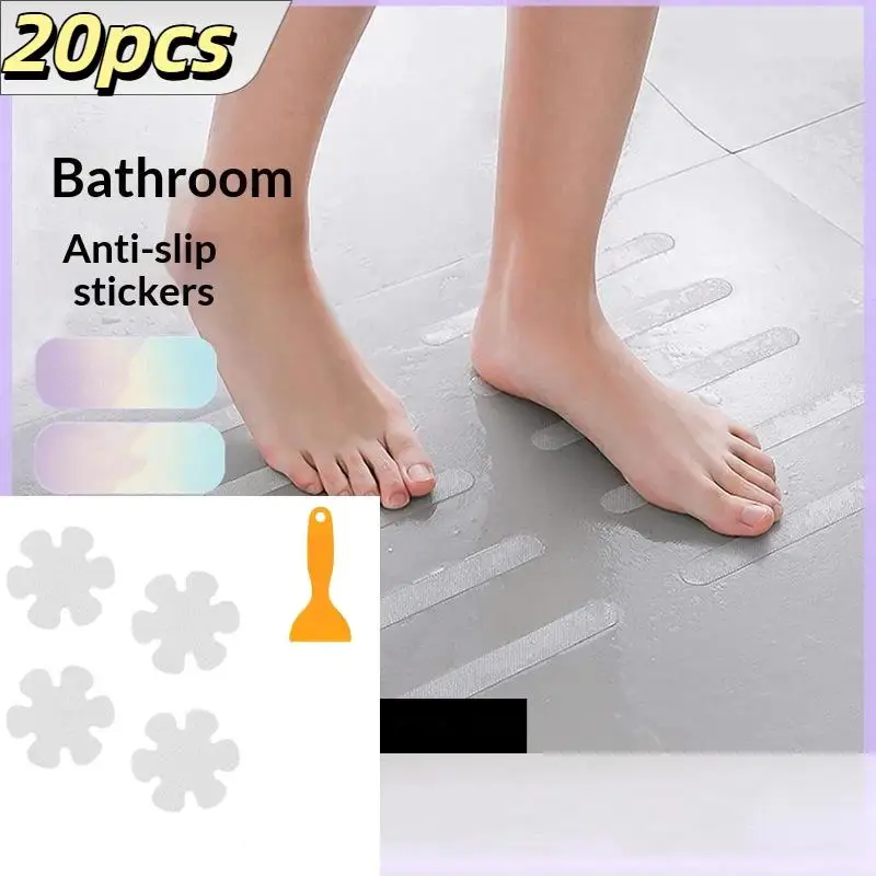 @*Non Slip Bathtub Adhesive Strips Strong Grip Waterproof For Bathroom Shower Floor Stairs Safety Use