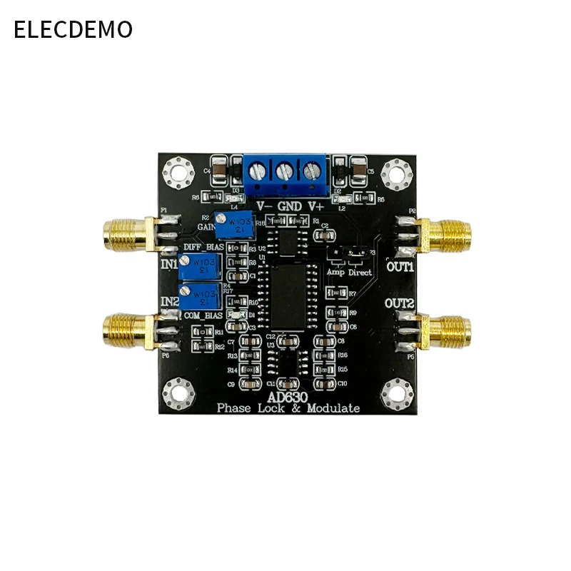 AD630 module Balanced Modulator AD630 Chip Lock-in Amplifier Module For Weak Signal Detection Modulation Detection