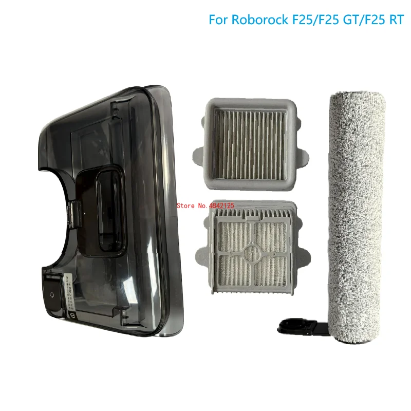 Original Clean Water Tank with Roller Brush Filter for Roborock F25 /F25 GT RT Wet and Dry Vacuum Cleaner Spare Parts