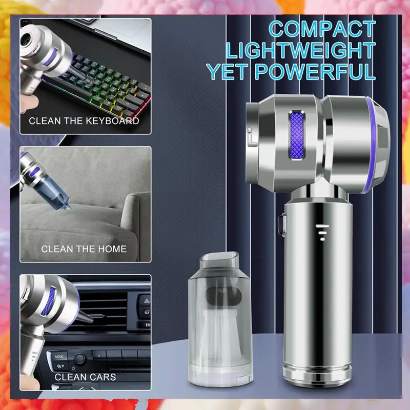 

Vacuum Portable Cordless,21000Pa Powerful Hand Held Vacuum Cleaner With Brushless,4In1 Mini Vacuum Cleaner For Car,Home-A83Z
