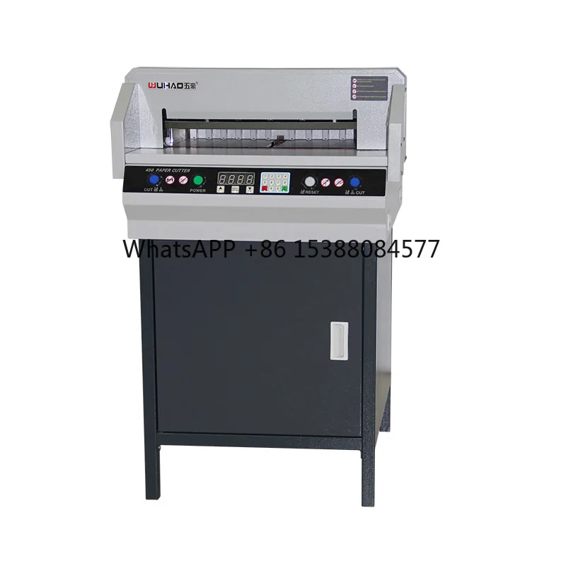 

Wuhao 450VS+ Electric Numerical Control Desktop Paper Cutting Machine 450VS Paper Cutter