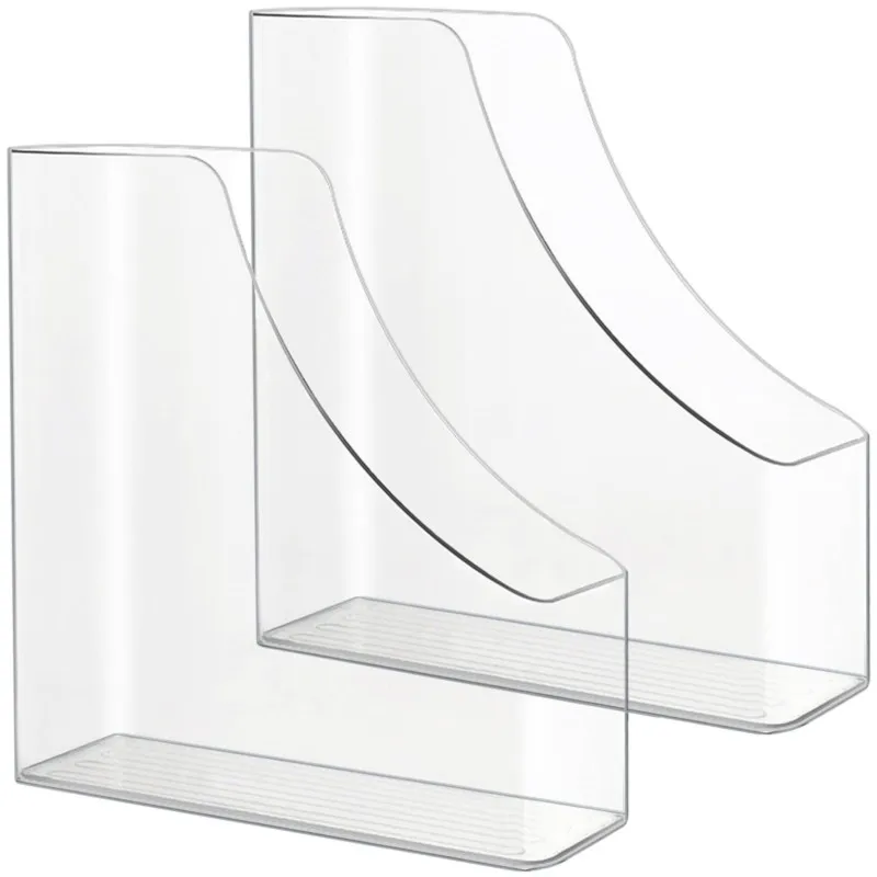 AT82-For Office And Home Use Desk Organizer Book Stand-Transparent PET Material Design