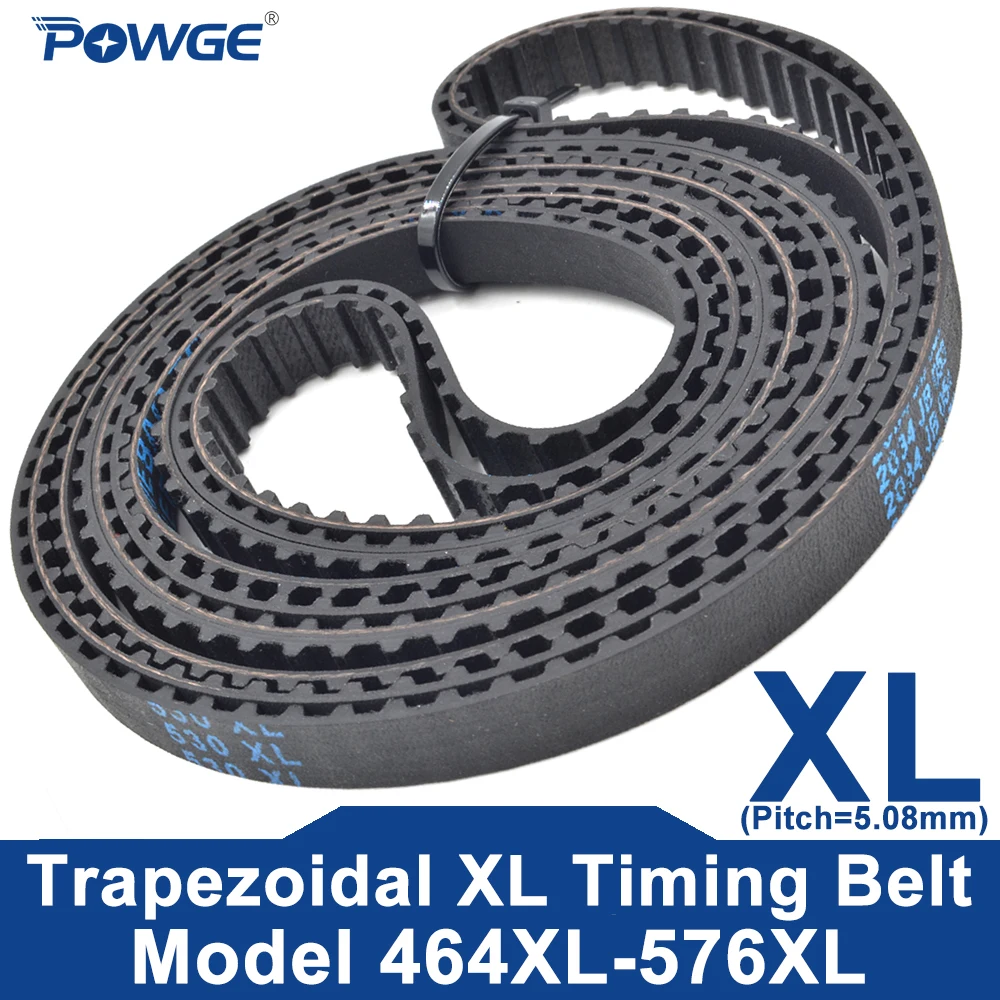 POWGE XL Timing belt 464XL to 576XL 464 468 470 478 480 490 492 496 498 500 504 506 510 512 514 518 520 522 524 528 530 532 540