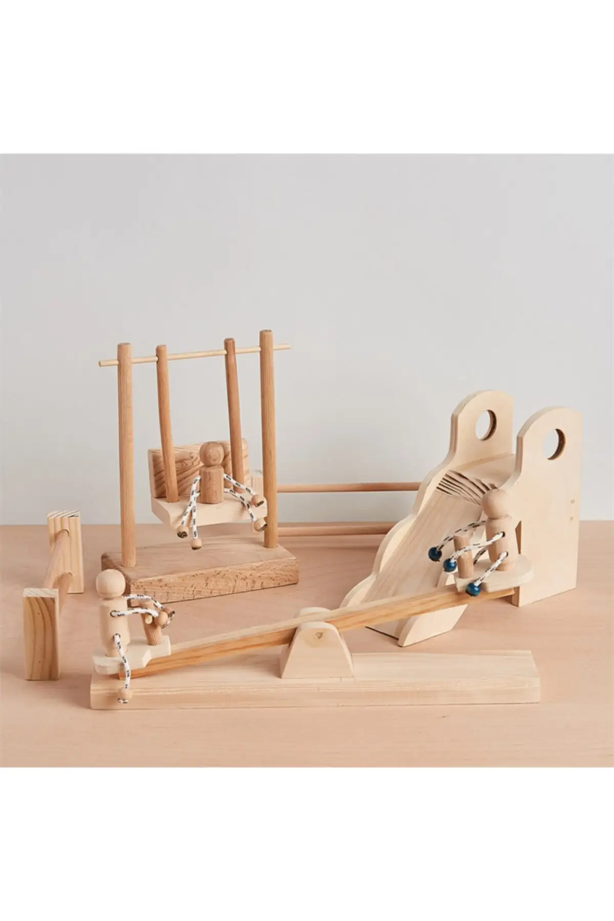 100% Handmade 8 Pcs Natural Wooden Playpen for Kids and Babies Educational Creative Fun Wooden Toy Montessori конструктор