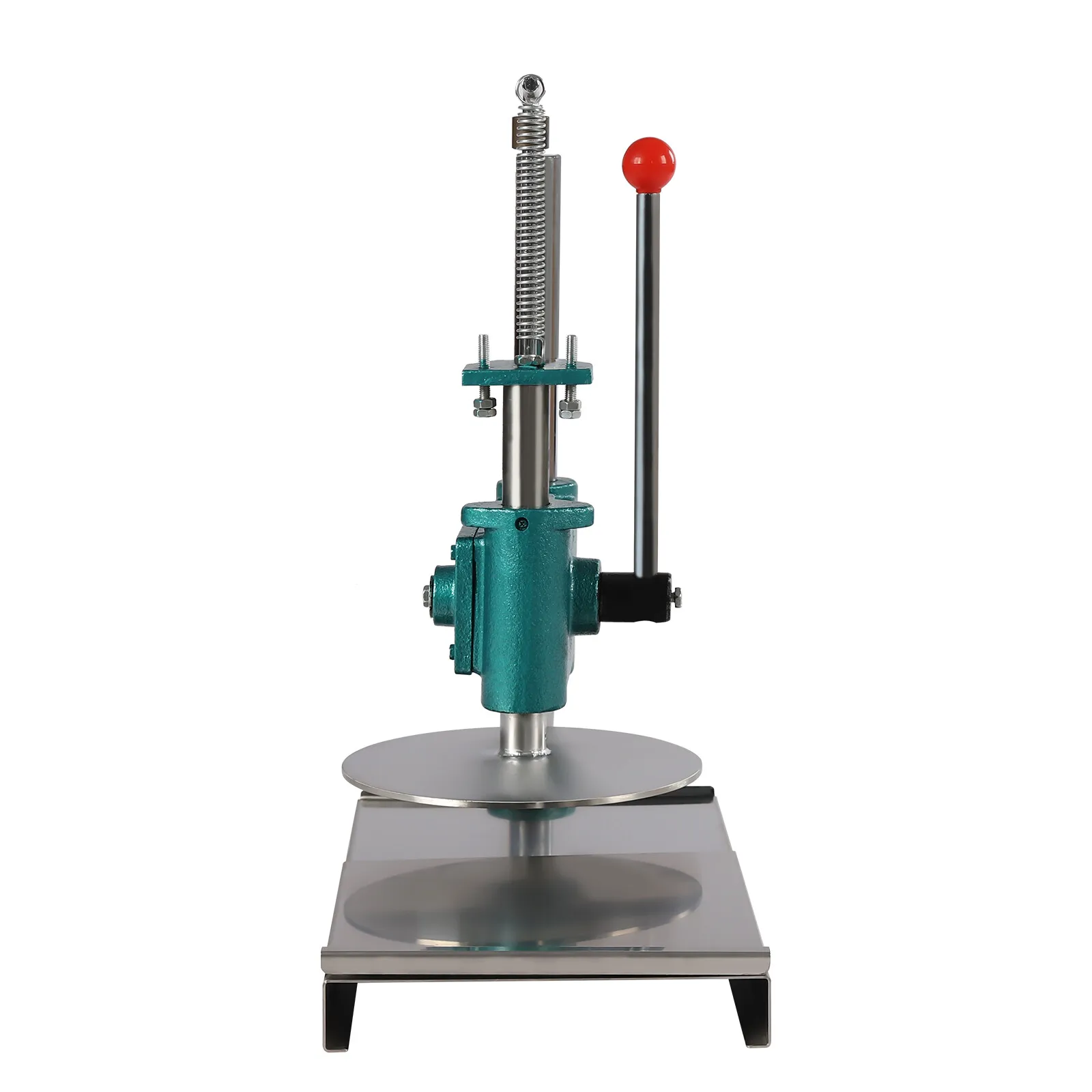 304 الفولاذ المقاوم للصدأ العجين صانع البيتزا الصحافة روتي الصحافة صب الحديد التورتيلا الصحافة 10.04*21.46*21.65in