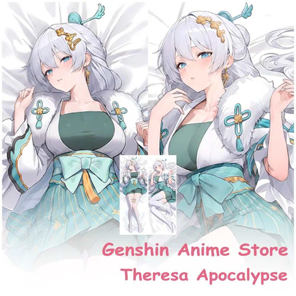 

Чехол для подушки отаку в стиле аниме Honkai Impact 3 Theresa Apocalypse King Dakimakura, чехлы для подушек в стиле аниме с 2 сторонами и принтом, реквизит для косплея