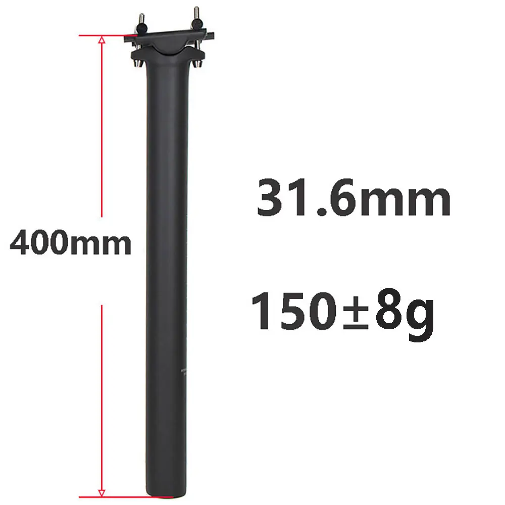 ELITA ONE Kohlefaser-Sattelstütze für MTB/Rennrad, 27,2/30,9/31,6 mm Durchmesser, leicht, 130 g