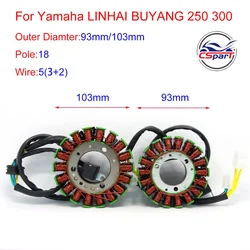 93mm 103mm 18 bobine Magneto statore per Majesty YP250 ROKETA MC-54B Linhai VOG 250 257 260 300 LH170MM AEOLUS BMS 260 diamante 257