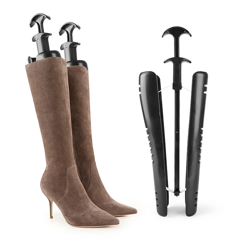 1Pc Boots Stand Holder With Handle Women Boot Shoe Tree Stretcher Practical Rack Supporter Long Boots Shaper