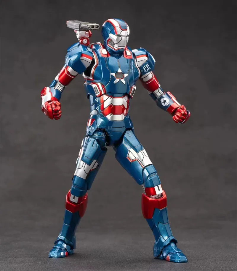 ZD Original 18cm Iron Man Legends War Machine Iron Patriot Captain America Action Figure Collect models