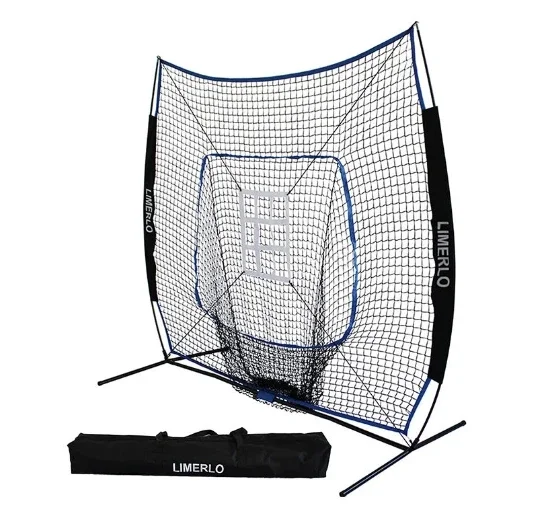 Practice Net Deluxe Tee Ball Caddy 3 Training Ball/Strike Zone Bundle Carrying Bag | Baseball Softball Pitching Batting