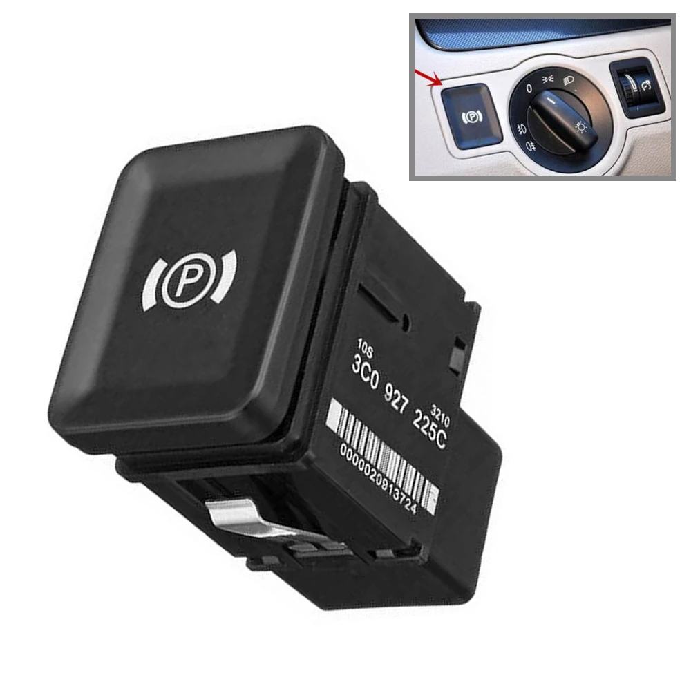 3C 0927225 C Für Passat B6 Handbremse Taste Schalter Auto Parkplatz Bremse Schalter 3C 0927225 B Für VW Passat B6 R36 C6 Cc – Detail 2
