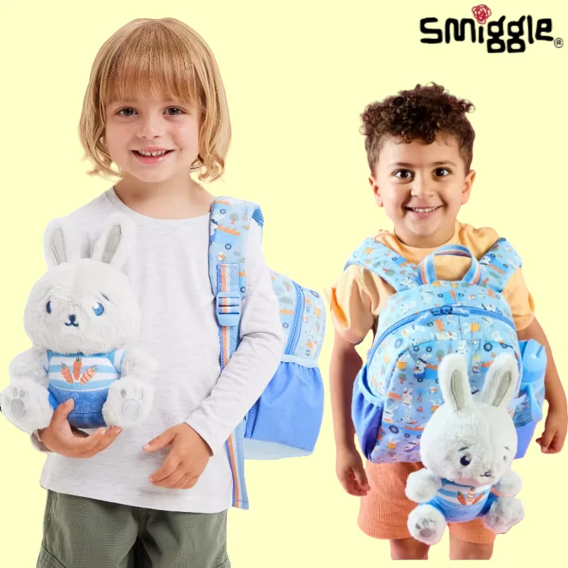 

Genuine Australian Smiggle Rabbit Backpack Baby Backpack Student Kindergarten Water Cup School Students' Insulated Meal Bag