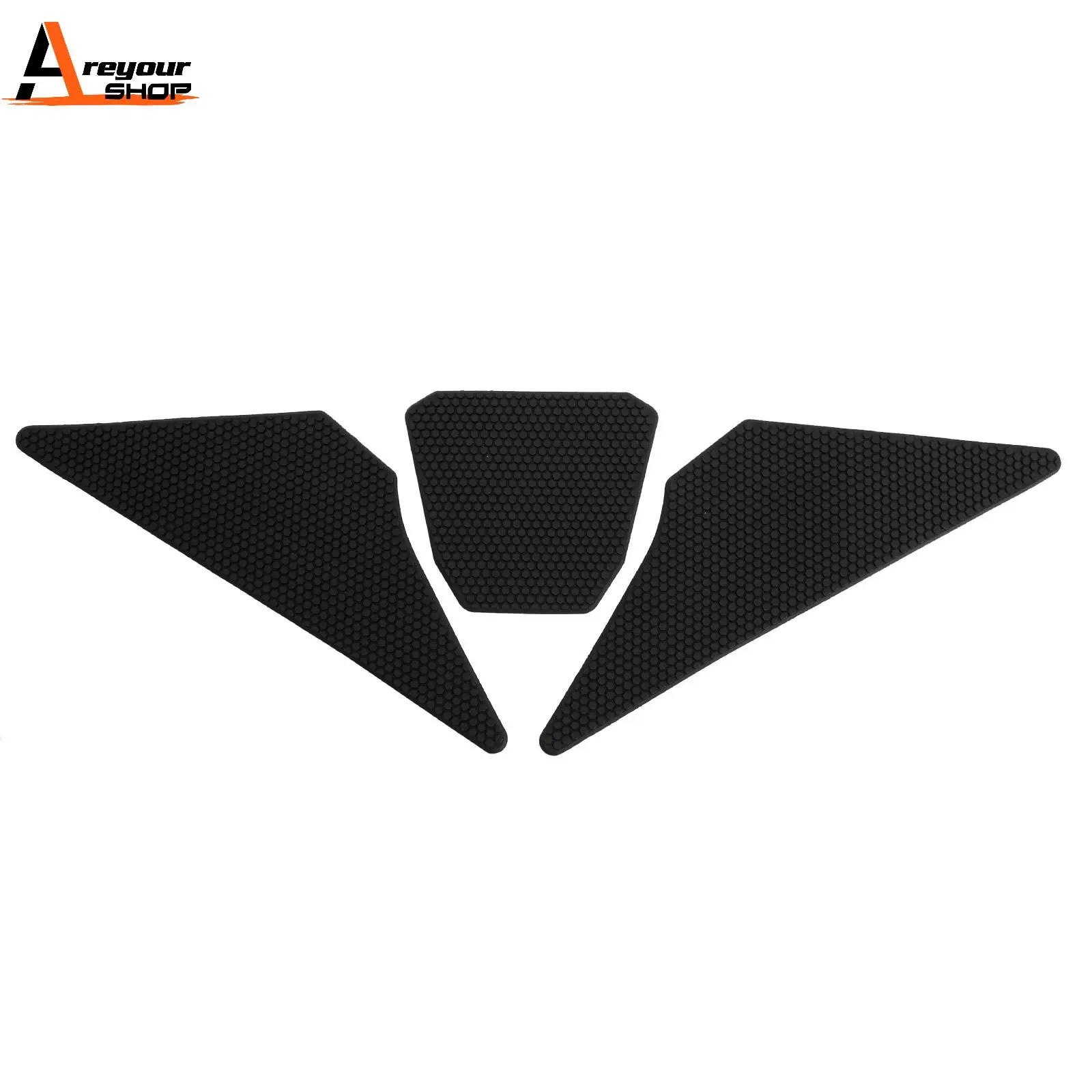 

Areyourshop TANK SIDE KNEE PADS RUBBER GRIPS BLACK for HONDA GL1800 GOLDWING 2018 2019 2020 2021 2022