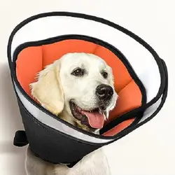 Dog Cone Alternative After Surgery Adjustable Dog Recovery Collar Soft Elizabethan Pets Collars Prevent Licking Wounds