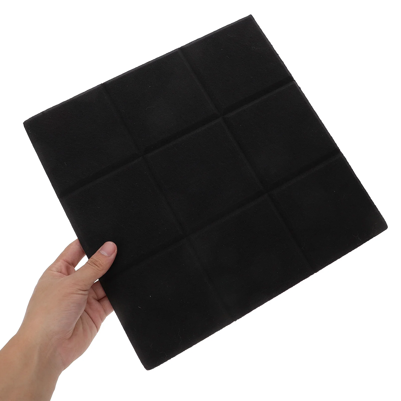 6 قطعة بلاط لباد ذاتي اللصق لتزيين الجدران لوحة الإعلانات تستخدم في لوحة الرسائل الإبداعية للحضانة المكتبية مع سطح ناعم