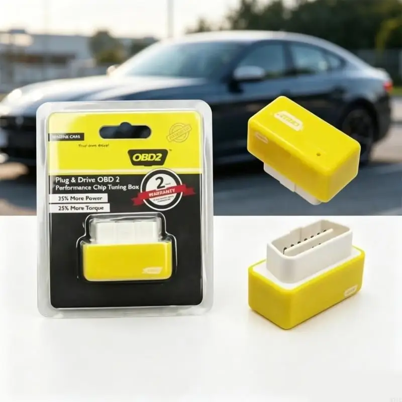 M76E 2Pcs OBD2 Car Saver Plugs And Play Car Tuning Module Saving Device Upgrades Acceleration Performances