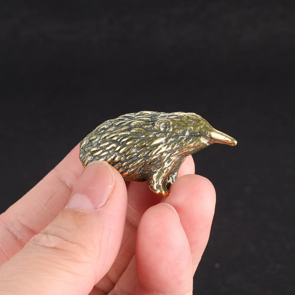 Hand-made Old Antique Bronze Mole Decoration Lovely Children's Fun Tea Pet Decoration Opening Gift Collection