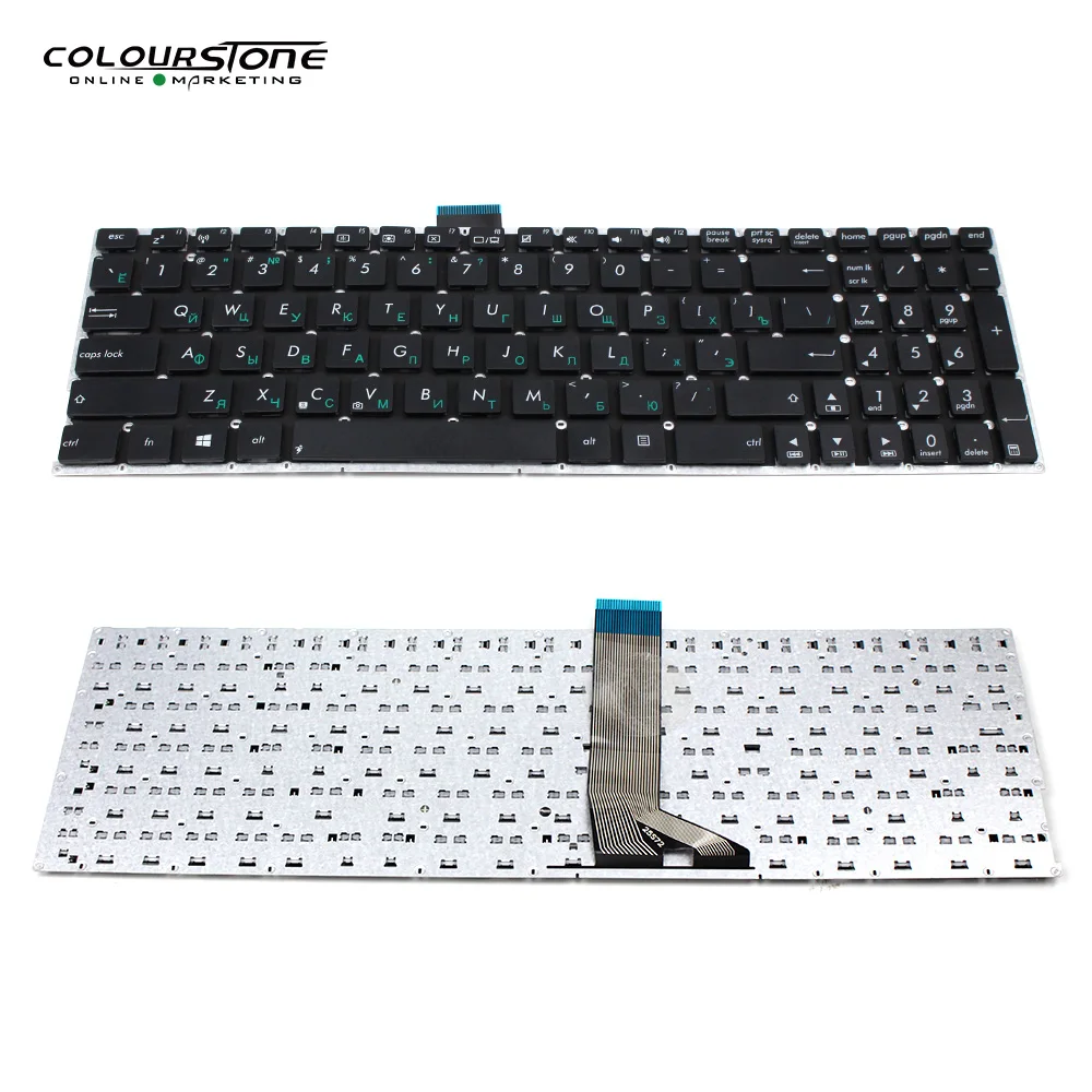 Russian Notebook Keyboard For ASUS X555 X5553 RU Laptop Keyboard