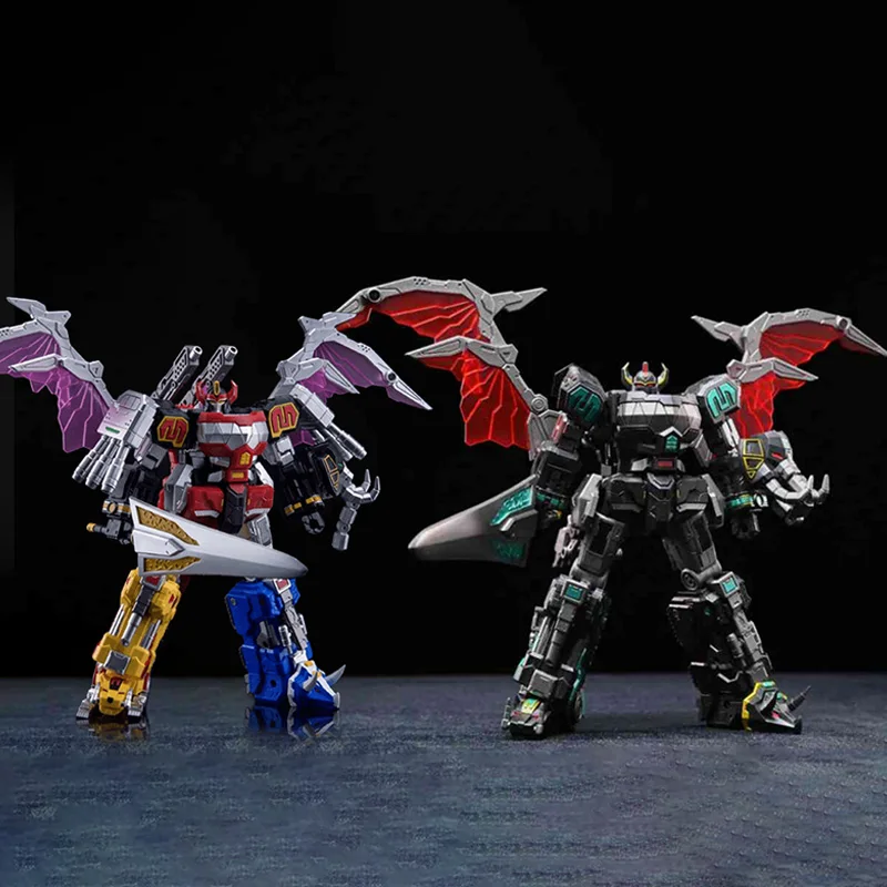 Mc-03 Mc-03b Dino Megazord Fighter Mecha Beast Lord Dinosaur Squad Transformable Figures Megazord Model Statue Decora Toys Gifts