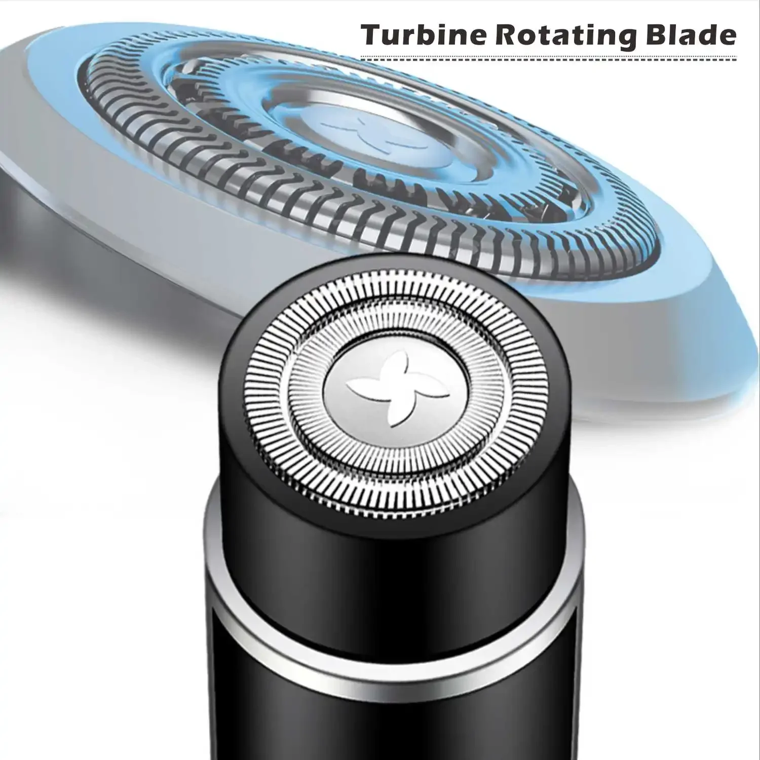 ماكينة حلاقة كهربائية صغيرة للرجال قابلة للغسل، ماكينة حلاقة صغيرة محمولة قابلة لإعادة الشحن، شحن USB للسيارة، استخدام جاف ورطب، سهل الحمل