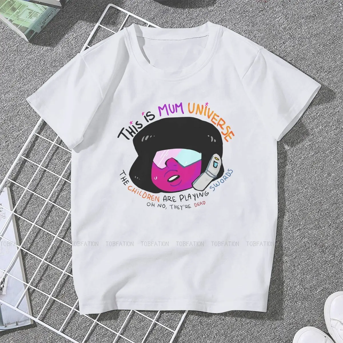 女性の女の子のための最新のアメリカのアニメーションクリスタルTシャツはこちらを呼び出すことはありません柔らかいカジュアルTシャツ新しいデザインルーズ