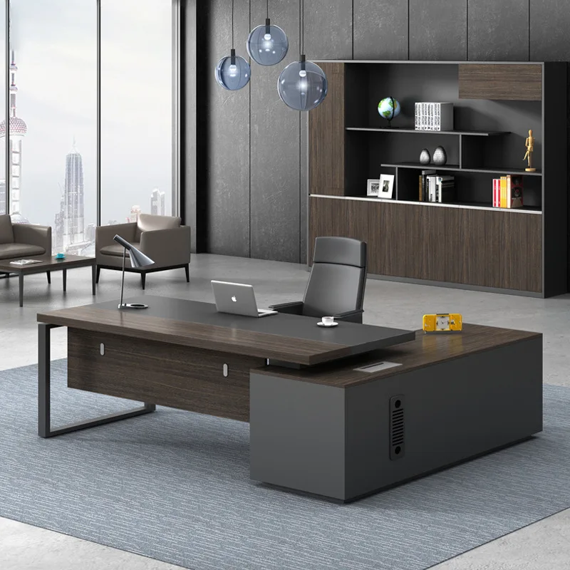 

Modern Luxury Wooden Executive Manager Office Desk Office Table Office Commercial Furniture