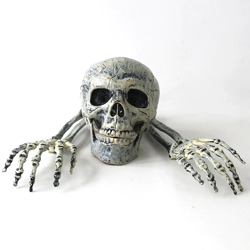 

1 Set Horror Bone Props Plastic Simulation Skeleton Hand Bone Halloween Home Garden Party Scene Atmosphere Decoration