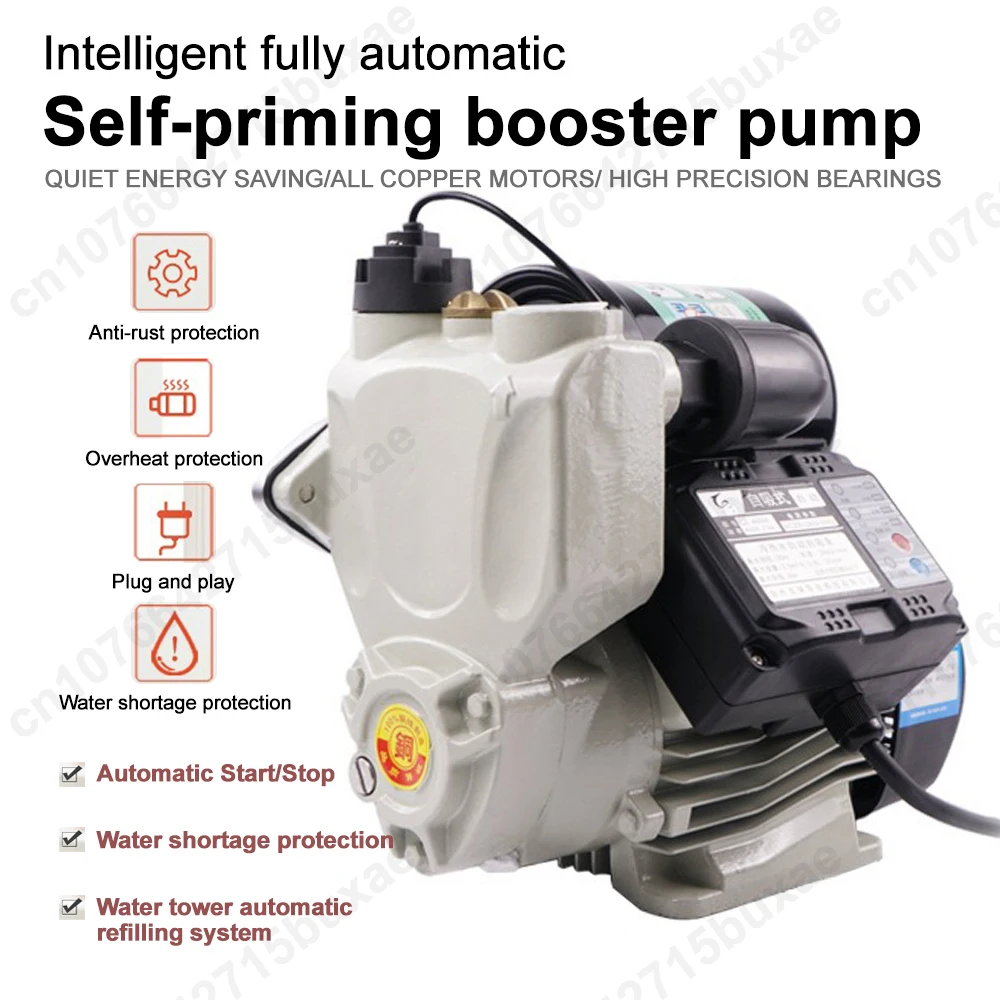 

Автоматический умный бытовой небольшой бустерный насос для водопроводной воды, стабилизированный самовсасывающий насос, насос для нагрева холодной и горячей воды