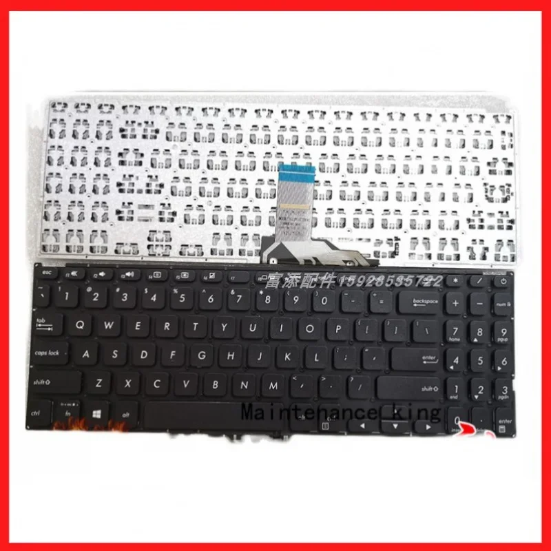 

New US Keyboard For Asus Vivobook X512F X512D X512DA X512FA X512U X512UA X512U X512UA X5122 B Laptop Black Keyboard