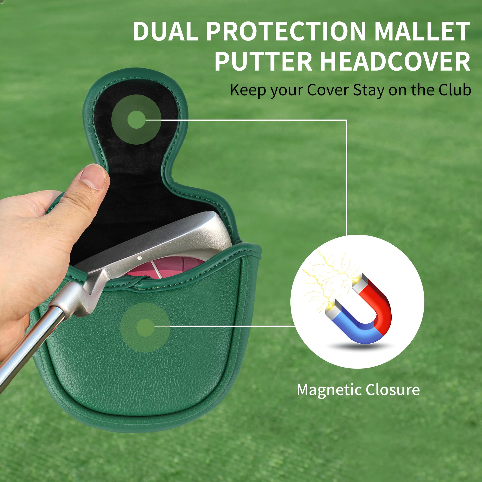1 Buah Penutup Kepala Putter G - Putter Mallet Blade ulasan dan harga