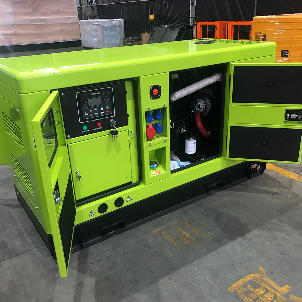 مرحلة واحدة 15kw 15kva مولد الديزل المبرد بالماء المولد 15 Kva مولد سعر الديزل