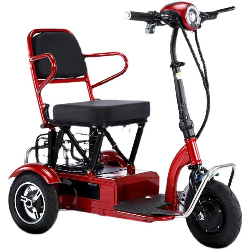 

Mini, lightweight, elderly and disabled electric tricycle folding