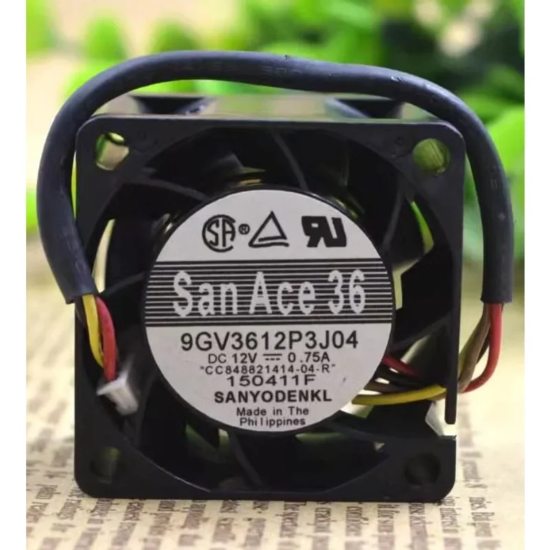 

Original New Cooling Fan for SANYO 9GV3612P3J04 12V 0.75A Dual Ball Violent Fan 3.6CM 3628 36*36*28mm