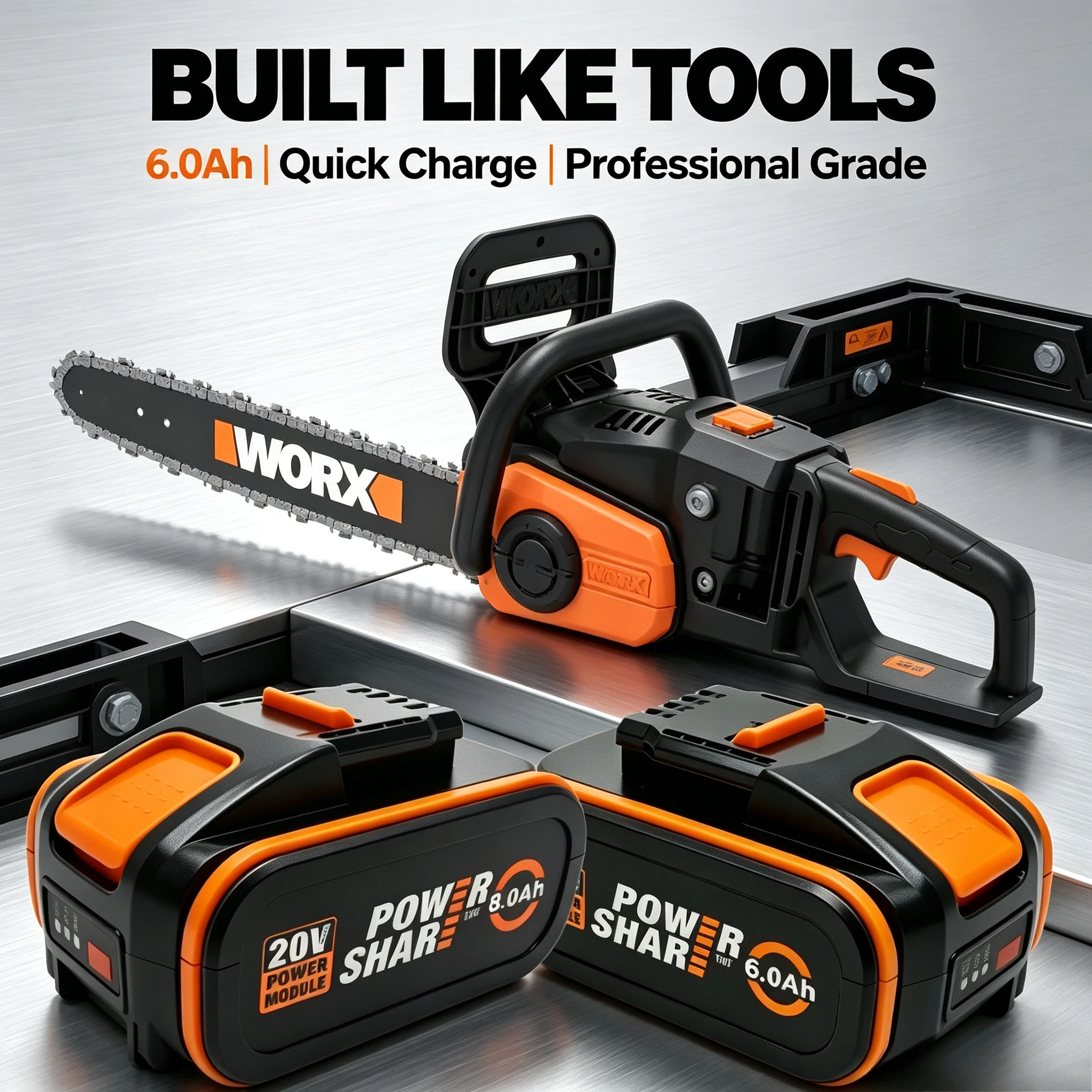WORX 20V 4.0Ah 6.0Ah 8.0Ah Battery WA3553 WA3672 WA3553.1 For Drill & Polisher, For Surface Polishing & Household Assembly