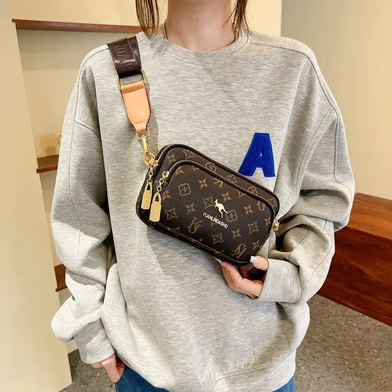 

Luxury designer small bag women's retro high-end fashion presbydom shoulder crossbody bag wallet chest bag 0135