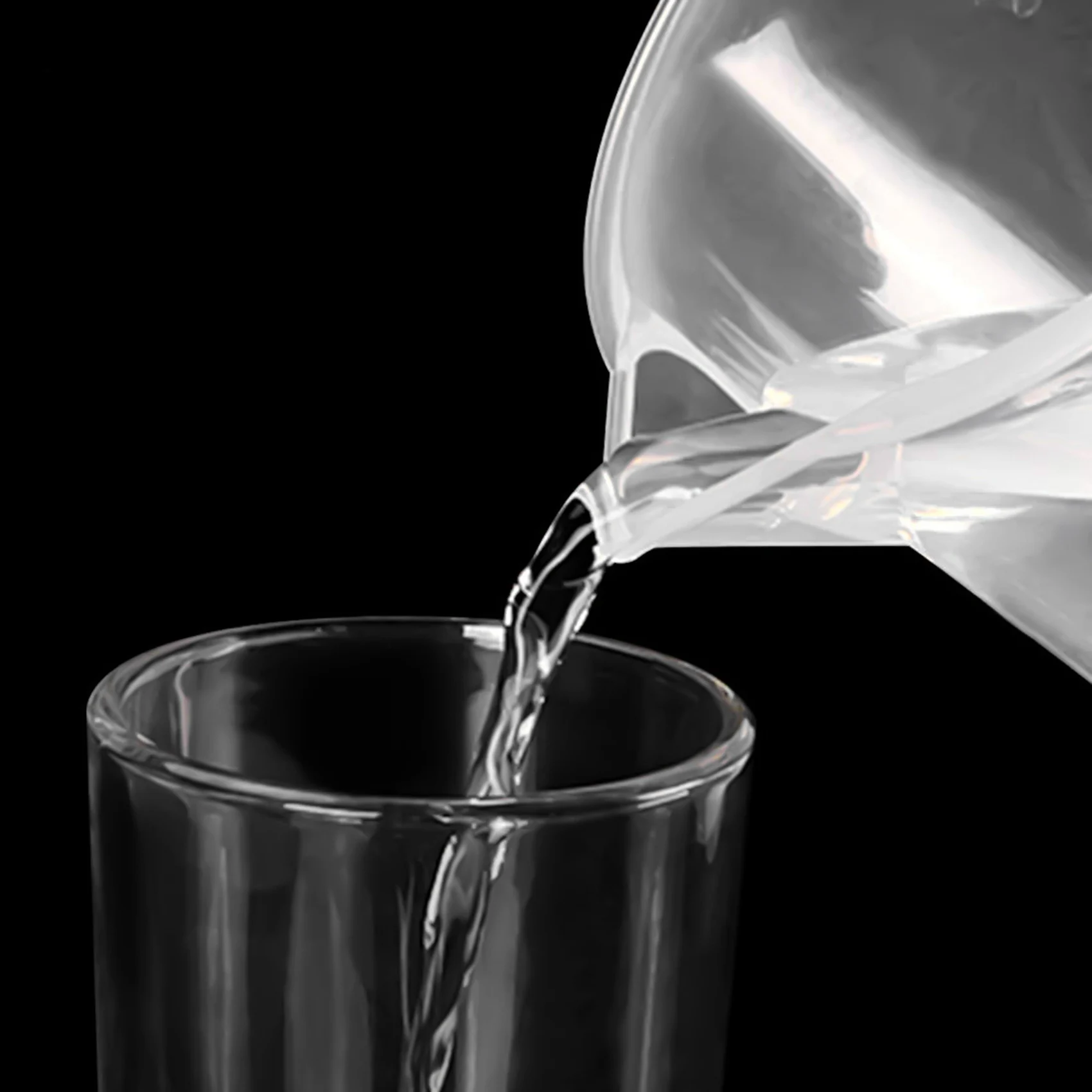 AT77 Measuring Jug 250mL Graduated Beaker Clear White Plastic Cup