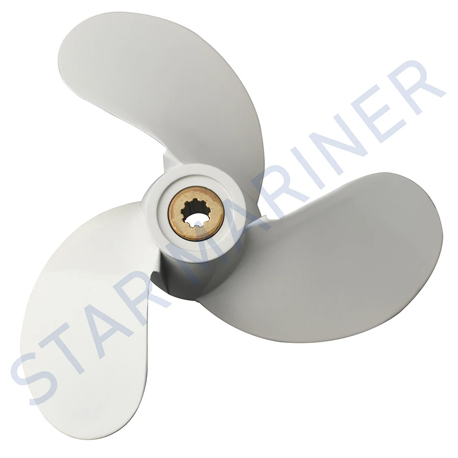 6L5-45943-01-EL Marine Aluminum Propeller 7 1/4x6 F2.5A/3A 7-1/4x6 9 Spline 6L5-45943 For Yamaha Outboard Motor 3HP F2 F2.5 Boat