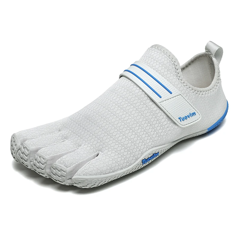 Unisex True Five-Toe Barefoot Aqua Shoes, Non-slip Rubber Sole, Multifunctional Sports Sneakers for Beach Hiking Yoga Wading