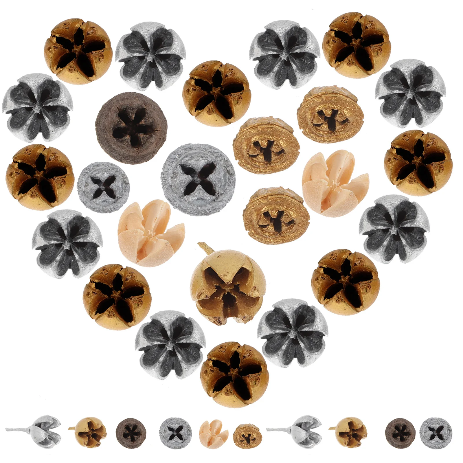 

35Pcs Decorative Xmas Eucalyptus Fruits Ornaments Christmas Tree Pendants DIY Wreath Craft Supplies Photo Props Holiday Decor