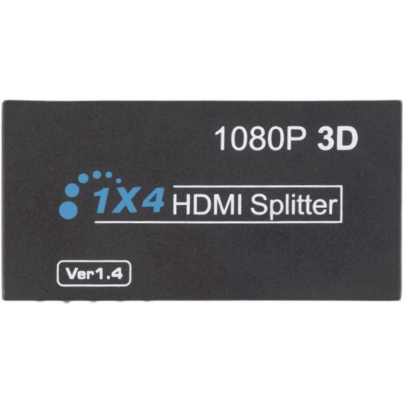 HD-kompatibler Splitter 1x4 HD-Video-Splitter-Verstärker 1 Eingang 4 Ausgänge Full HD 1080P HD-Verteiler-Adapter für PS4 PC HDTV Box – Detail 7