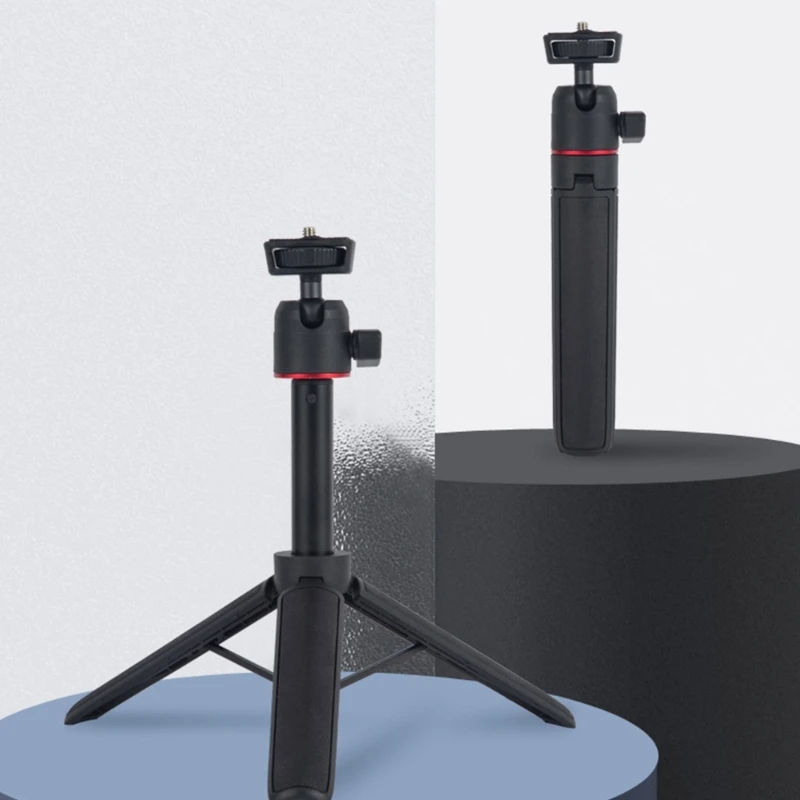 Tripod yang Dapat Disesuaikan untuk Vlogging dan Fotografi Struktur Aluminium Dapat Disesuaikan