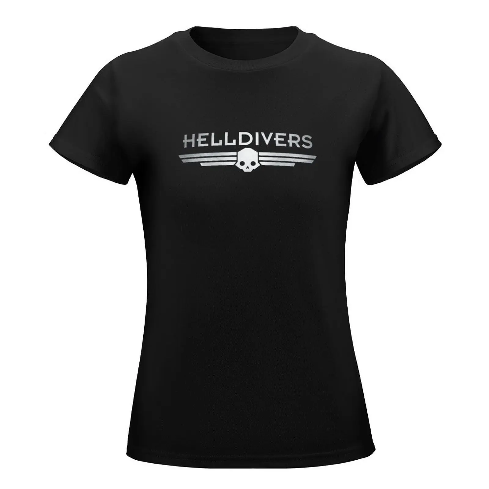 Helldivers T-Shirt graphics Aesthetic clothing korean fashion summer top Summer Women's clothing